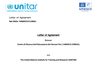 CREGU signed a LoA with UNITAR